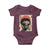 African American Female Samurai Warrior Baby Onesie Japanese Art Black Onna Bugeisha