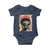 African American Female Samurai Warrior Baby Onesie Japanese Art Black Onna Bugeisha
