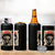African American Female Samurai Warrior 4 in 1 Can Cooler Tumbler Japanese Art Black Onna Bugeisha
