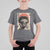 African American Female Samurai Warrior T Shirt For Kid Japanese Art Black Onna Bugeisha