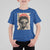 African American Female Samurai Warrior T Shirt For Kid Japanese Art Black Onna Bugeisha