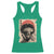 African American Female Samurai Warrior Racerback Tank Top Japanese Art Black Onna Bugeisha
