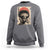 African American Female Samurai Warrior Sweatshirt Japanese Art Black Onna Bugeisha