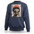 African American Female Samurai Warrior Sweatshirt Japanese Art Black Onna Bugeisha