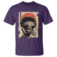 African American Female Samurai Warrior T Shirt Japanese Art Black Onna Bugeisha
