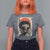 African American Female Samurai Warrior T Shirt For Women Japanese Art Black Onna Bugeisha