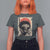 African American Female Samurai Warrior T Shirt For Women Japanese Art Black Onna Bugeisha
