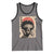 African American Female Samurai Warrior Tank Top Japanese Art Black Onna Bugeisha