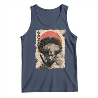 African American Female Samurai Warrior Tank Top Japanese Art Black Onna Bugeisha