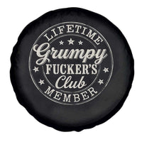 Grumpy Fucker's Club Lifetime Member Spare Tire Cover