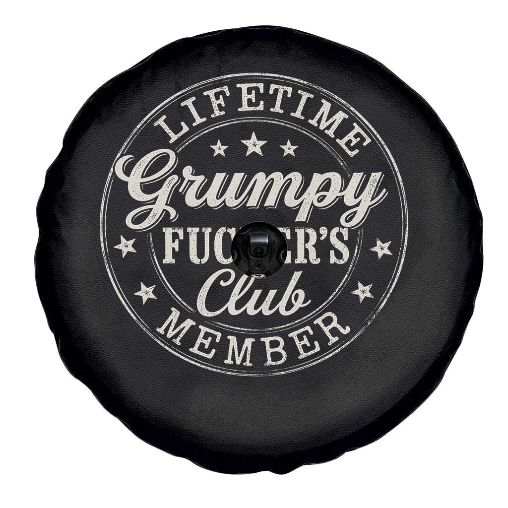 Grumpy Fucker's Club Lifetime Member Spare Tire Cover