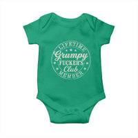 Grumpy Fucker's Club Lifetime Member Baby Onesie