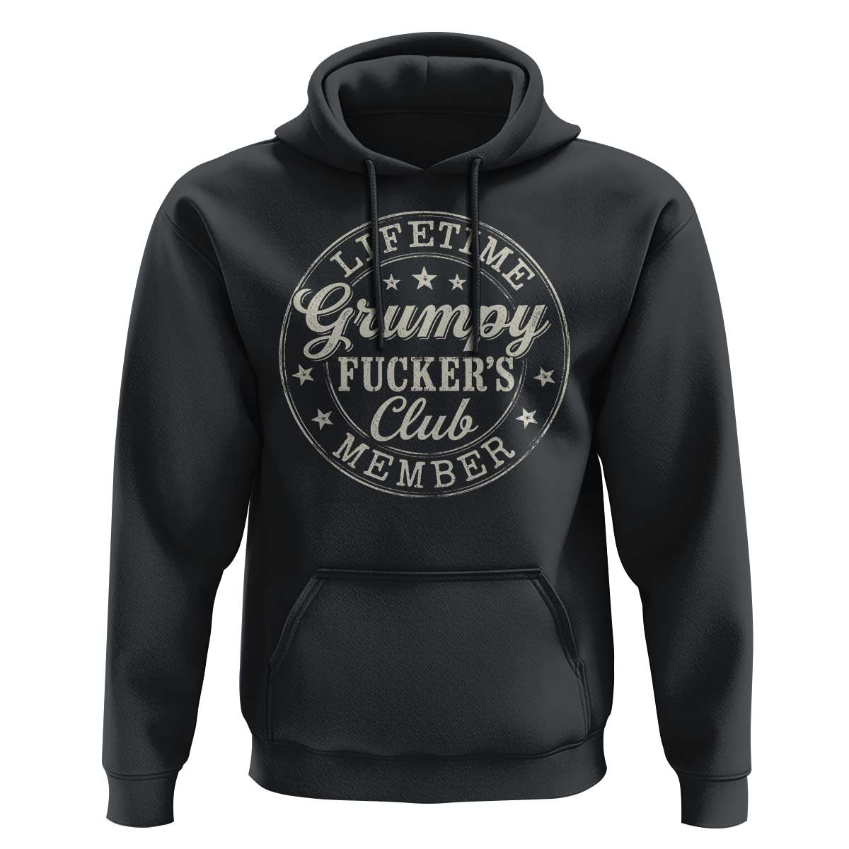 Grumpy Fucker's Club Lifetime Member Hoodie
