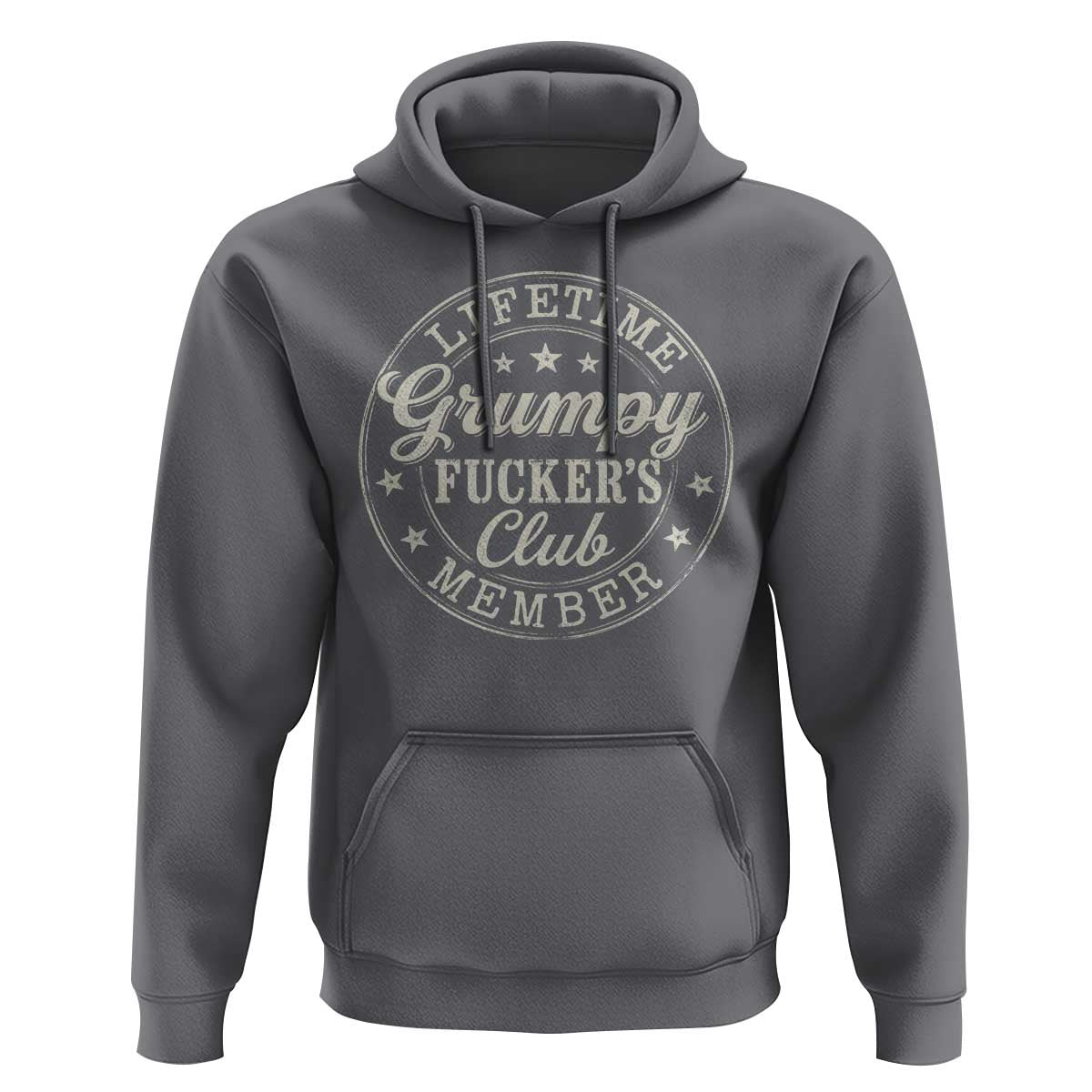 Grumpy Fucker's Club Lifetime Member Hoodie