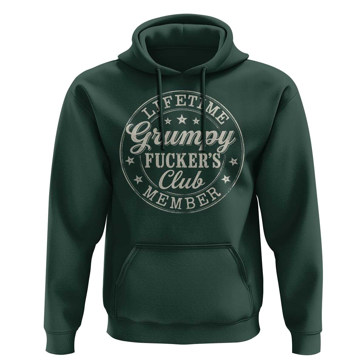 Grumpy Fucker's Club Lifetime Member Hoodie