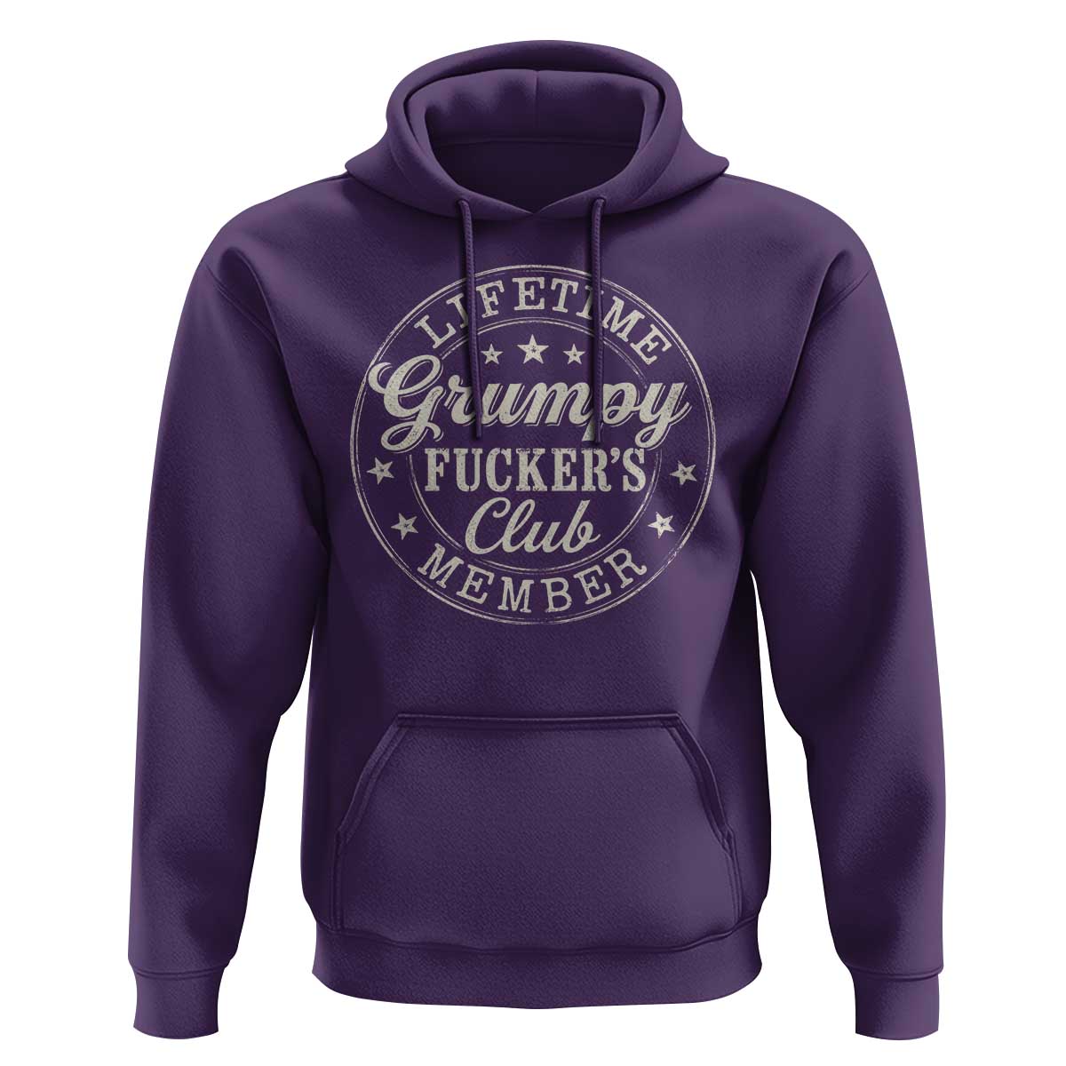 Grumpy Fucker's Club Lifetime Member Hoodie
