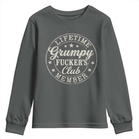 Grumpy Fucker's Club Lifetime Member Youth Sweatshirt
