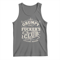 Grumpy Fucker's Club Lifetime Member Tank Top Funny Sarcastic