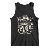 Grumpy Fucker's Club Lifetime Member Tank Top Funny Sarcastic