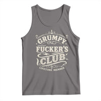 Grumpy Fucker's Club Lifetime Member Tank Top Funny Sarcastic