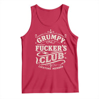 Grumpy Fucker's Club Lifetime Member Tank Top Funny Sarcastic