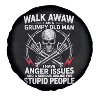 Walk Away I Am A Grumpy Old Man I Have Anger Issues Spare Tire Cover Funny Senior Citizen