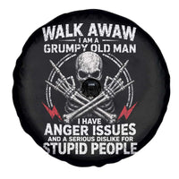 Walk Away I Am A Grumpy Old Man I Have Anger Issues Spare Tire Cover Funny Senior Citizen