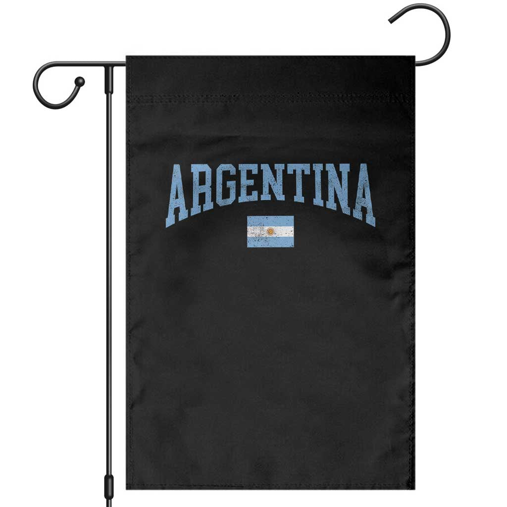 Argentina Sports Throwback Design Vintage Argentinian Flag Garden Flag