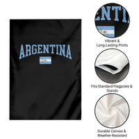 Argentina Sports Throwback Design Vintage Argentinian Flag Garden Flag