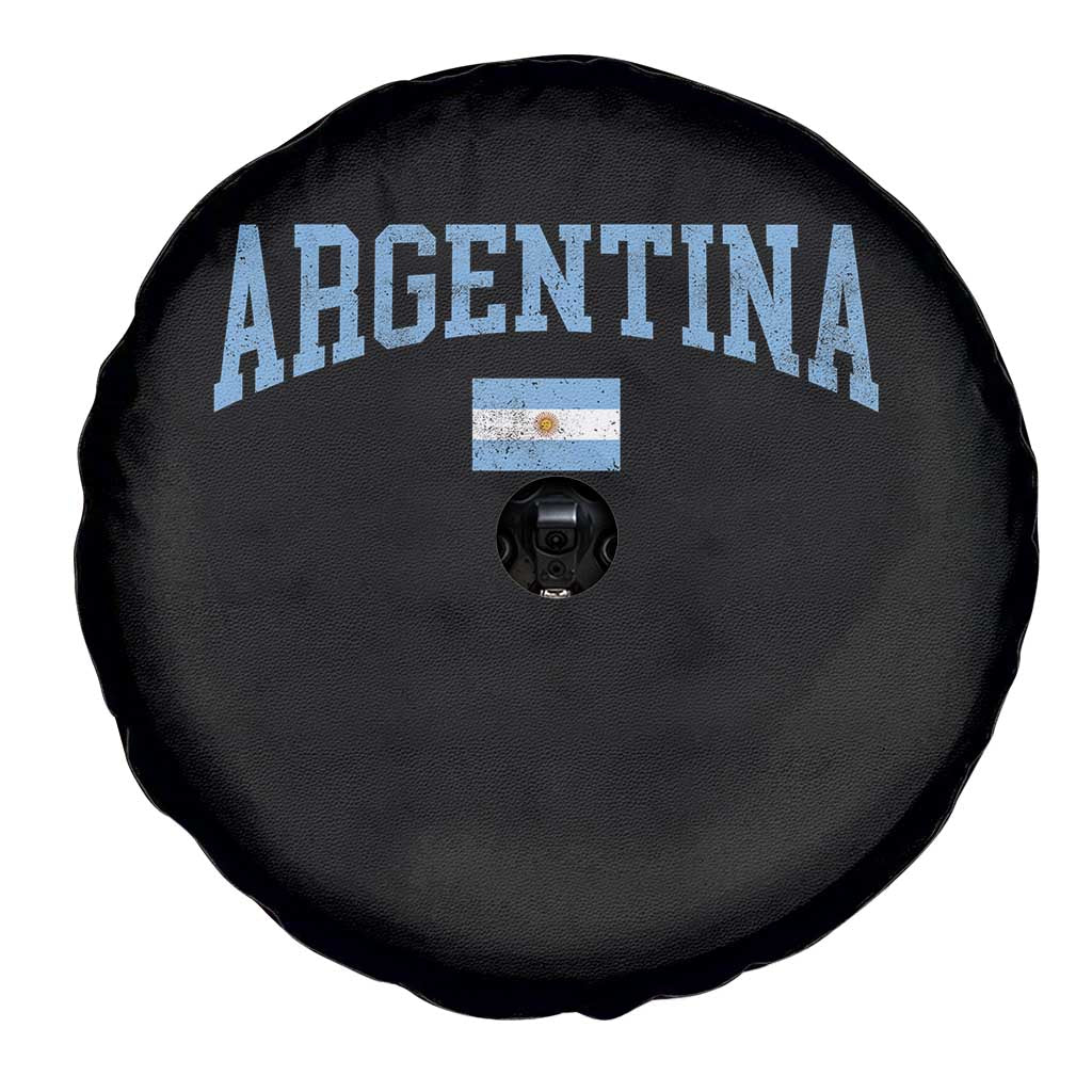 Argentina Sports Throwback Design Vintage Argentinian Flag Spare Tire Cover