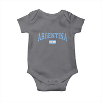 Argentina Sports Throwback Design Vintage Argentinian Flag Baby Onesie