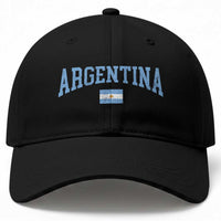 Argentina Sports Throwback Design Vintage Argentinian Flag Baseball Cap