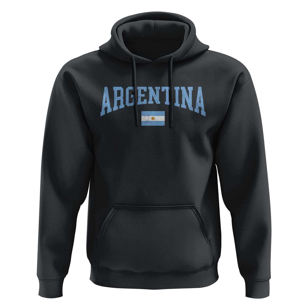 Argentina Sports Throwback Design Vintage Argentinian Flag Hoodie