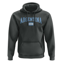 Argentina Sports Throwback Design Vintage Argentinian Flag Hoodie