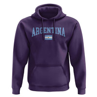 Argentina Sports Throwback Design Vintage Argentinian Flag Hoodie
