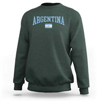 Argentina Sports Throwback Design Vintage Argentinian Flag Sweatshirt