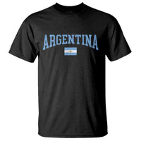 Argentina Sports Throwback Design Vintage Argentinian Flag T Shirt