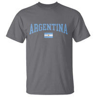 Argentina Sports Throwback Design Vintage Argentinian Flag T Shirt