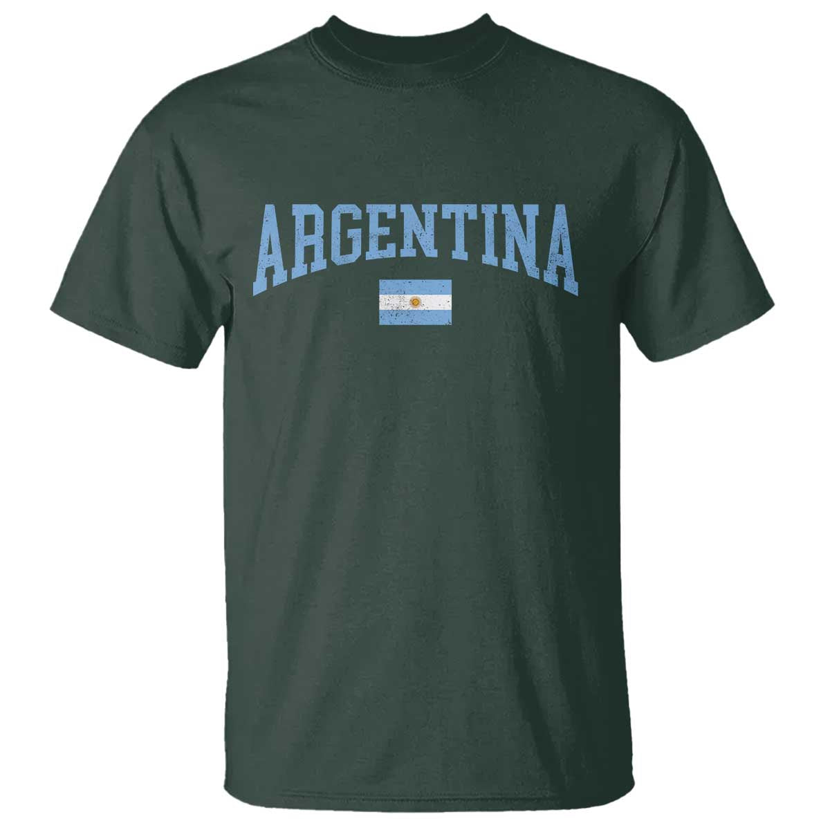 Argentina Sports Throwback Design Vintage Argentinian Flag T Shirt
