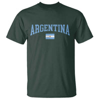 Argentina Sports Throwback Design Vintage Argentinian Flag T Shirt