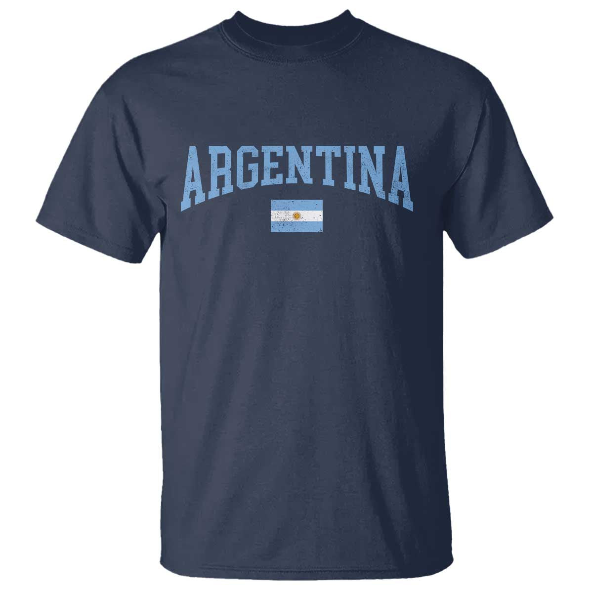 Argentina Sports Throwback Design Vintage Argentinian Flag T Shirt