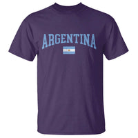Argentina Sports Throwback Design Vintage Argentinian Flag T Shirt