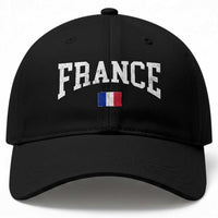 France Sports Throwback Design Vintage French Flag Baseball Cap