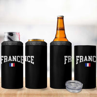 France Sports Throwback Design Vintage French Flag 4 in 1 Can Cooler Tumbler