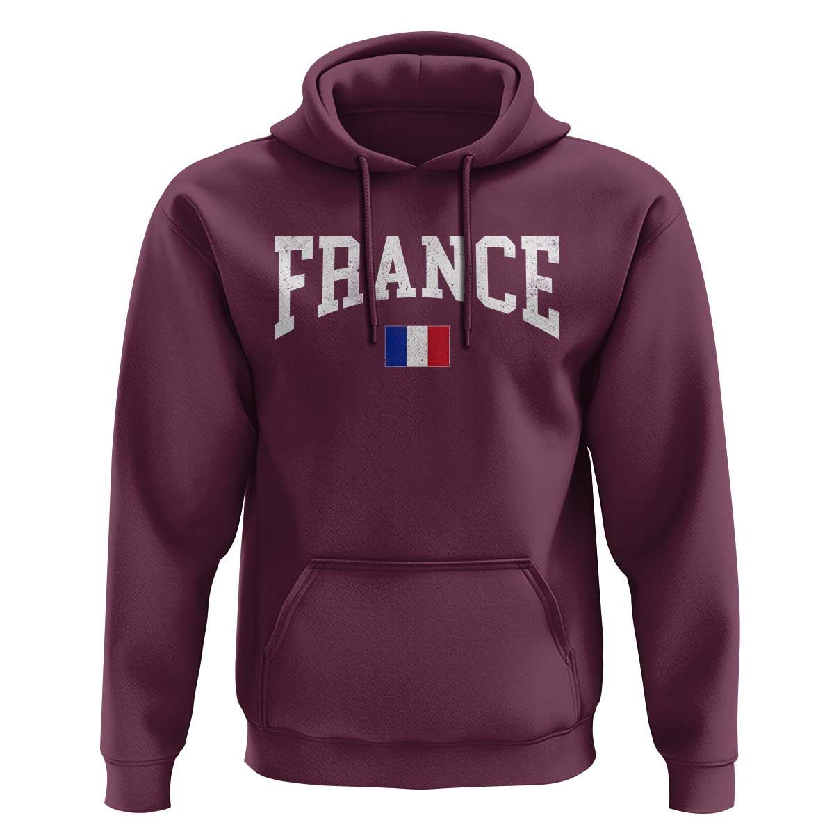 France Sports Throwback Design Vintage French Flag Hoodie