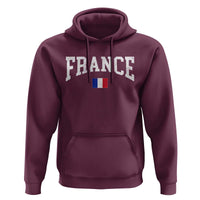 France Sports Throwback Design Vintage French Flag Hoodie