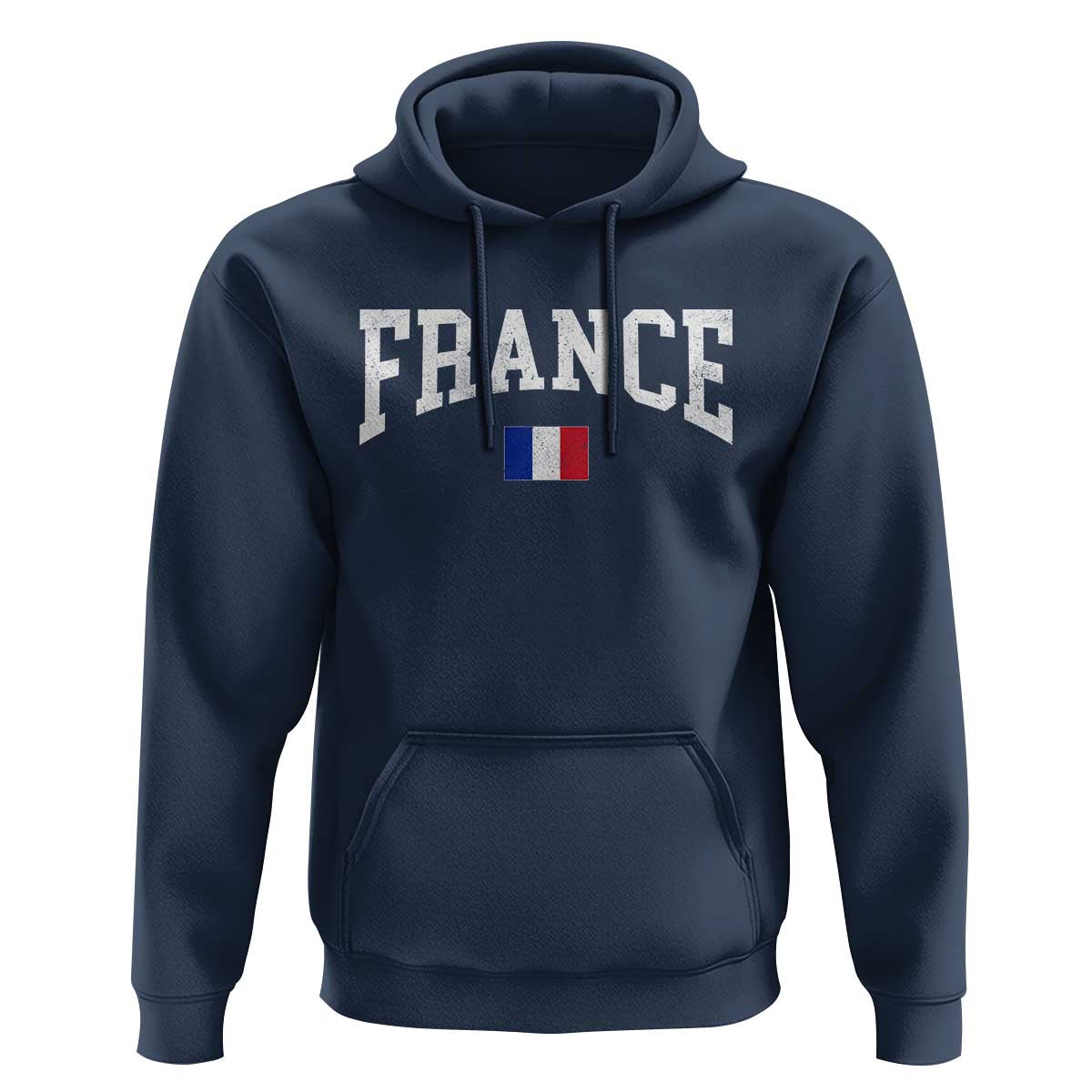 France Sports Throwback Design Vintage French Flag Hoodie
