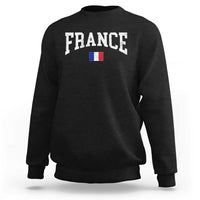 France Sports Throwback Design Vintage French Flag Sweatshirt