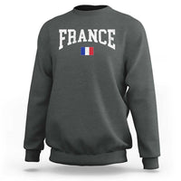 France Sports Throwback Design Vintage French Flag Sweatshirt