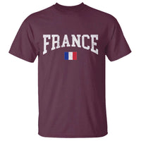 France Sports Throwback Design Vintage French Flag T Shirt